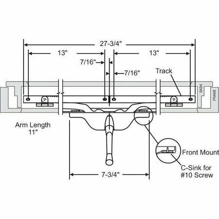 STRYBUC Pivot Shoe Operator 11in 29-128-1